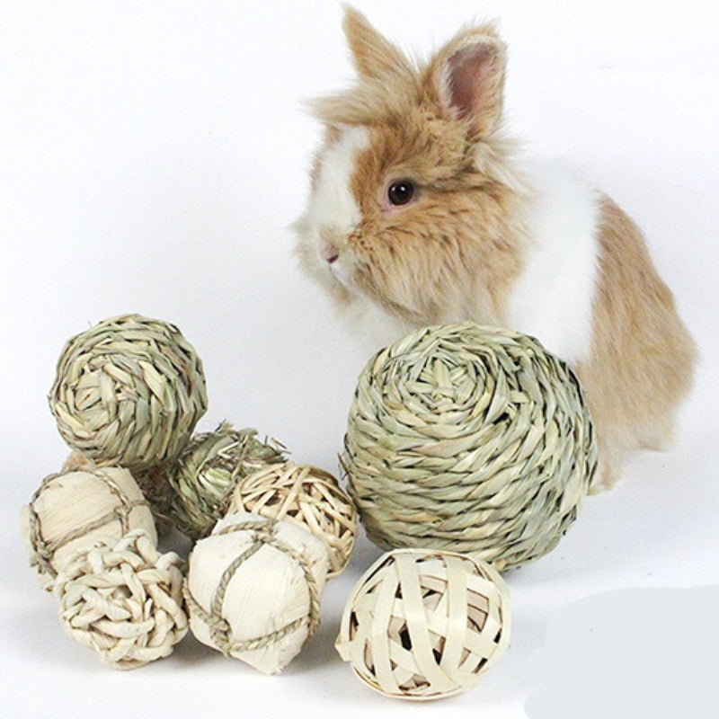 Kaninchen Spielzeug, Wasserpflanzenspielzeug, Knabberspielzeug für Kaninchen, Ideal zum Kauen und Spielen