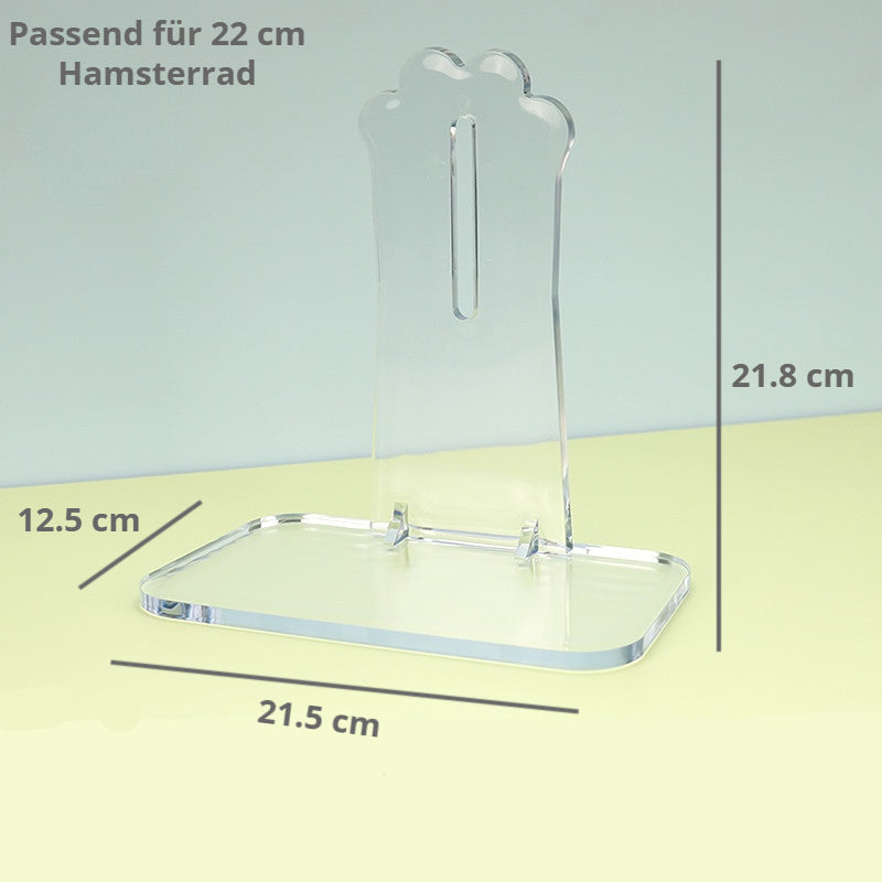 Hamsterrad, Leiselaufrad einteiliges Doppellager, Sport-Laufbandspielzeug, zusammen kaufen Laufrad & Halterung