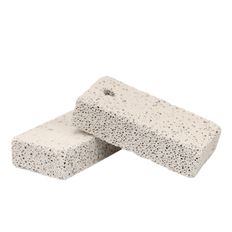 Spielzeug für Hamster, Schleifstein aus Vulkangestein, 6x3x1,5 cm, Zähnenpflege-Spielzeug für kleine Nager (2 Stück)