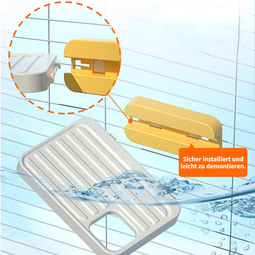 Wellensittich Spielzeug, weißer Aufhängeplattform, Hochwertiges Vogelspielzeug mit Transparente Futterbox, Leicht zu reinigen