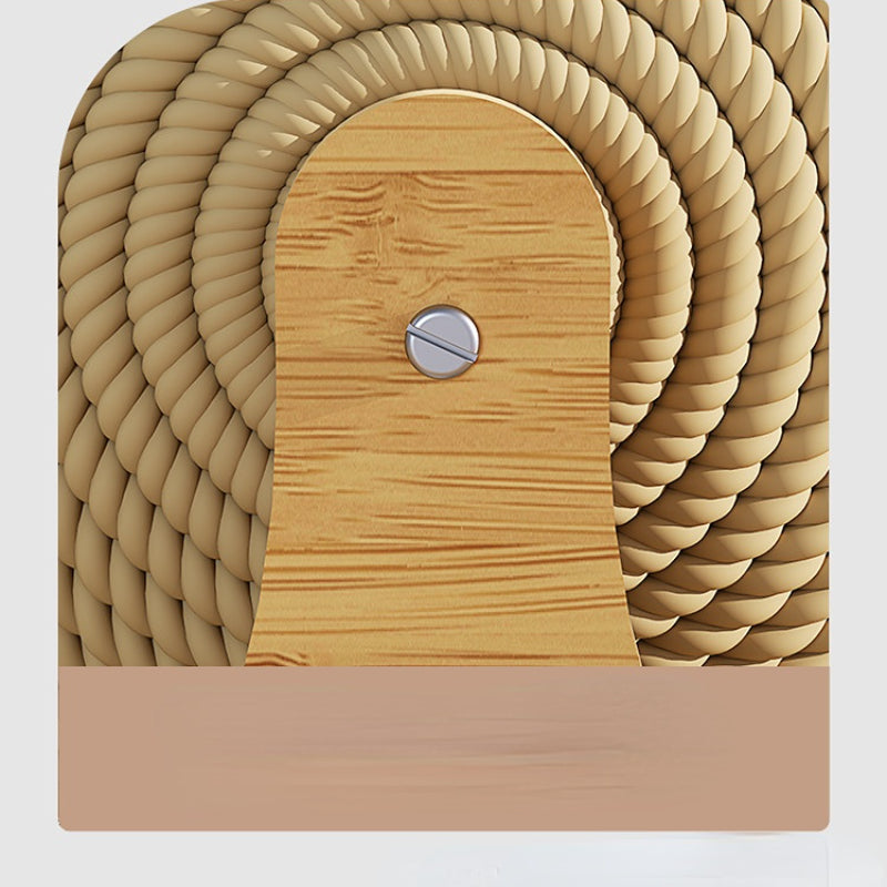 Katzenhöhle, Katzenförmiges Loch, Katzenbett, Wellpappe Kratzbrett mit Sisal Kratzball für Katze stundenlangen Spaß