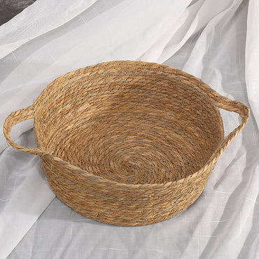 Katzen Kratzpappe, Rattan Katzenbett Weben, Strapazierfähiges Nylonseil, Geeignet für alle Jahreszeiten, Zufällige Farbe