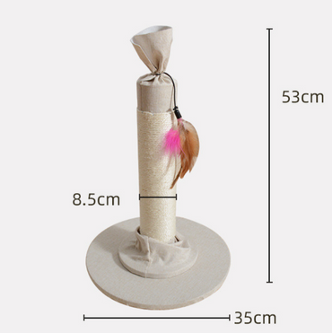 Kleine Kratzbäume, Süßigkeitenform Sisal-Säule, Drei Farben erhältlich , Katzenangel & Kratzbrett, Langlebige Platzsparend