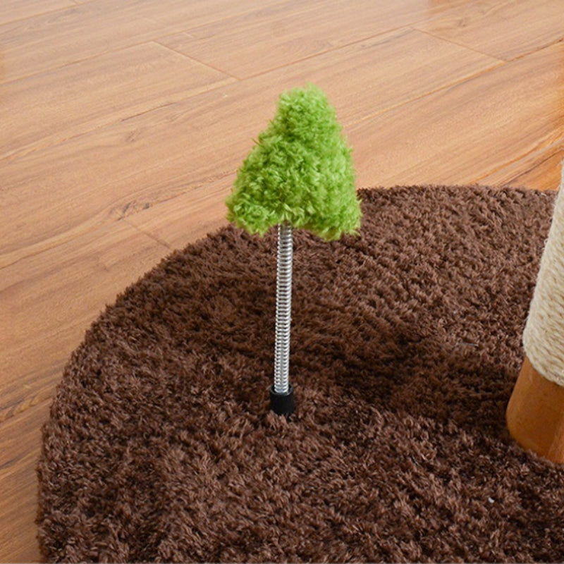 Katzenbaum grosse Katzen, Katzenbaum aus Holz, Plüsch Sonnenblumen-Katzenbett mit drei Ebenen, für mehrere Katzen