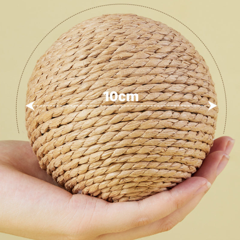 Kratzkugel Katze Sisalball Sound übergroße Selbstunterhaltung zur Linderung von Langeweile und Backenzähnen