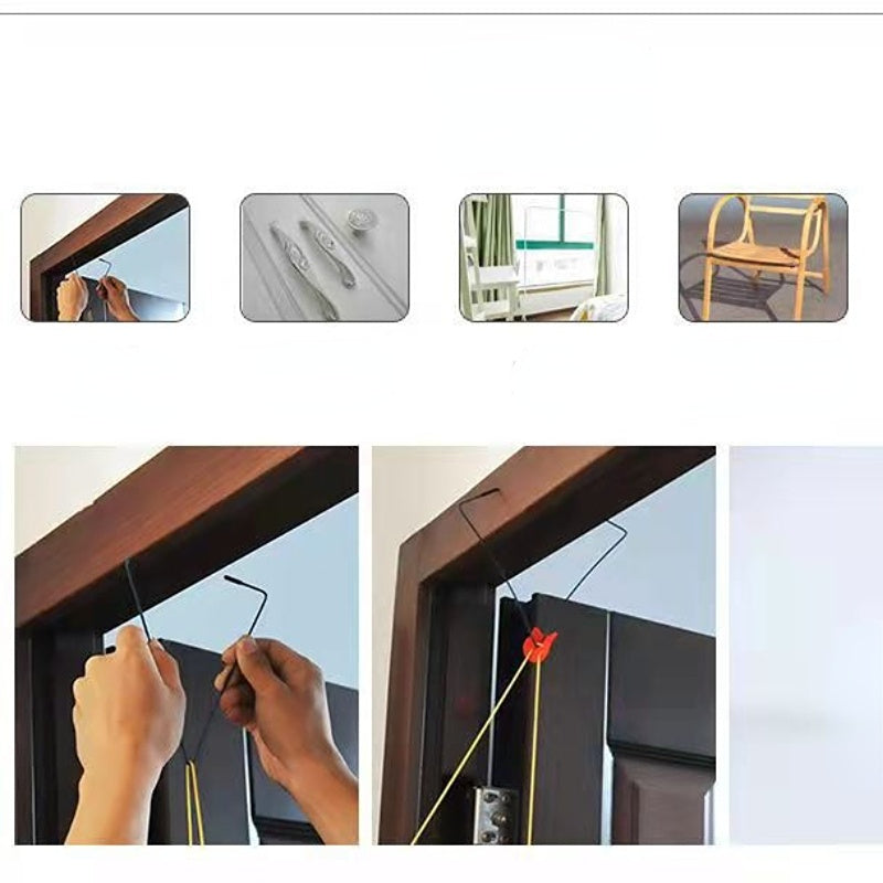 Katzenangel, an der Tür hängendes, einziehbares Katzenkratzseil, Selbstunterhaltungsinteraktion