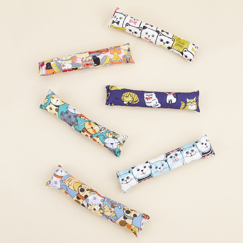 Kuscheltier Katze, Plüschkissen aus Klingender Papier, Set mit 6 verschiedenen Kissen – für Katzen stundenlangen Spaß