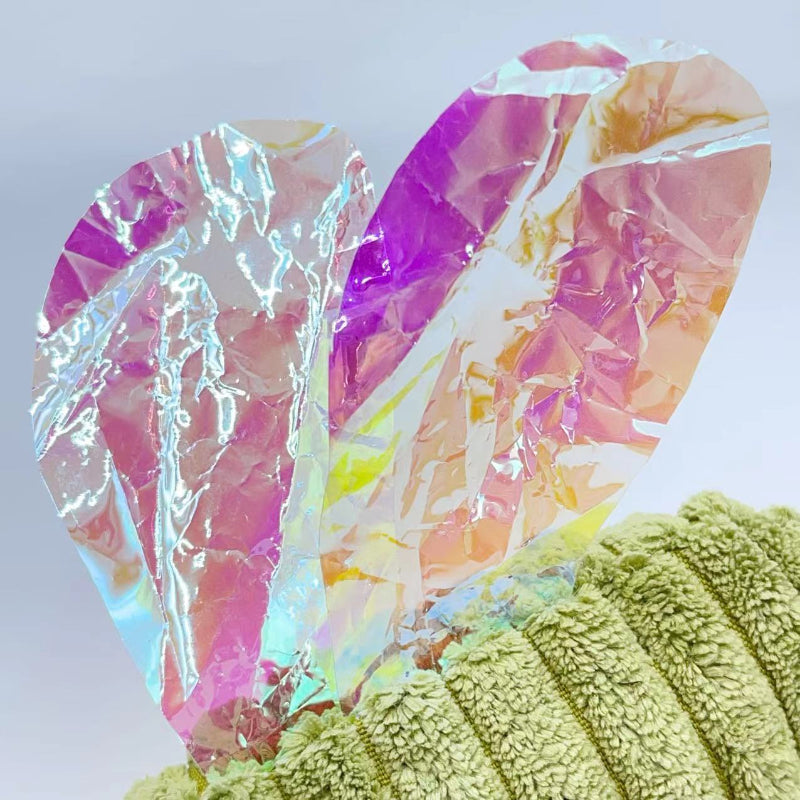 Kuscheltier für Katze, Mückenförmig Plüschspielzeug mit Glitzerflügeln & Katzenminze, Knistergeräusch und Zahnpflege für Katzen