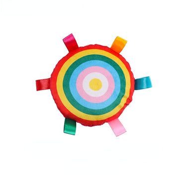 Hundespielzeug, Frisbee für Hunde Plüschtier Hundespielzeug mit Klingel, Interaktives Wurfspielzeug für Hunde (1 Stück)