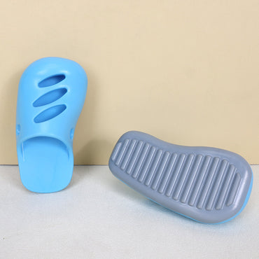 Hund Spielzeug, Lustiges Hausschuhe-Kauspielzeug für Hunde in Gelb & Blau, Zahnreinigung, Wasserspielzeug Hund (2 Stücke)