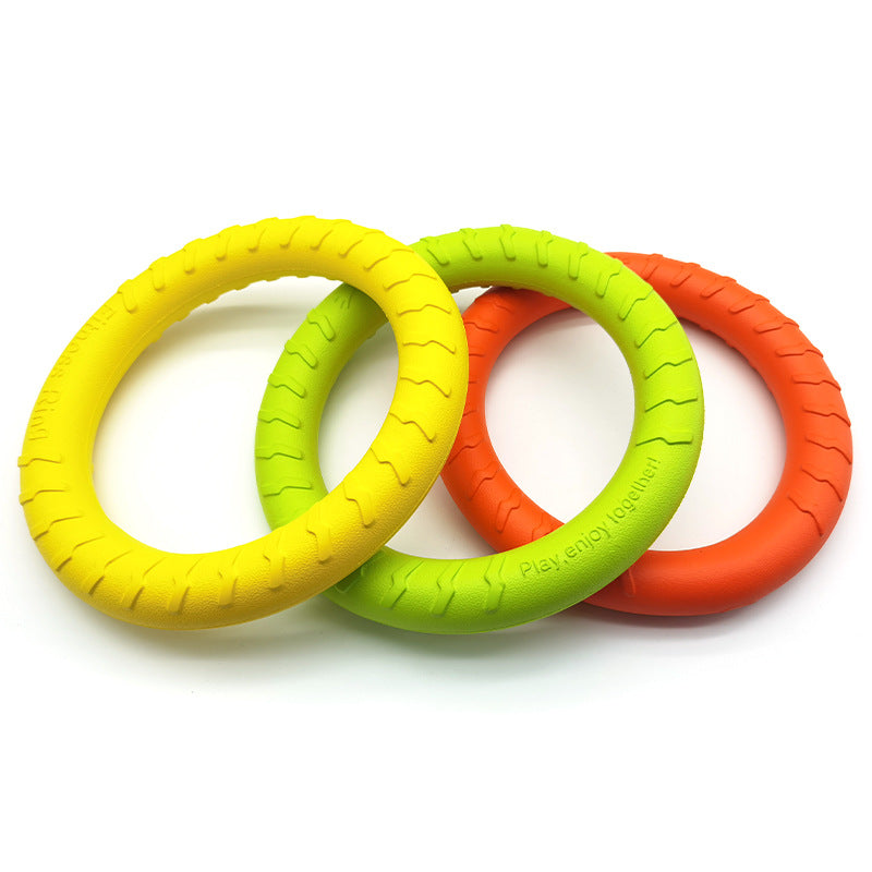 Frisbee Hund Spielzeug, langlebiger interaktiver Ziehring, macht Spaß und putzt die Zähne, Geeignet für große Hunde (1 Stück)