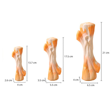 Hundespielzeug zum Kauhen, Kauspielzeug für Hunde im realistischen Baumstamm-Design, Beißspielzeug gegen Langeweile (1 Stück)