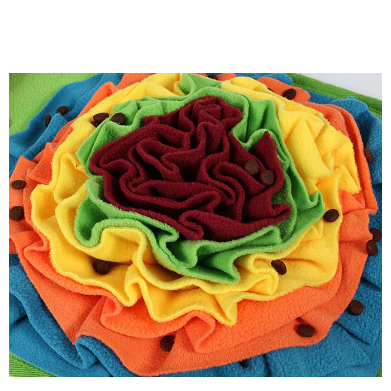 Hunde Intelligenzspielzeug, Schnüffelmatte Hund & Futterspielzeug, Intelligenz fördern, Rechteck, Zwei Farben (1 Stück)