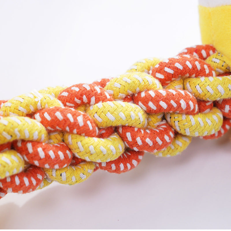 Kuscheltier für den Hund, Hundespielzeug quietsch für mittelgroße und große Hunde, Giraffe, Pony & Dinosaurier Design