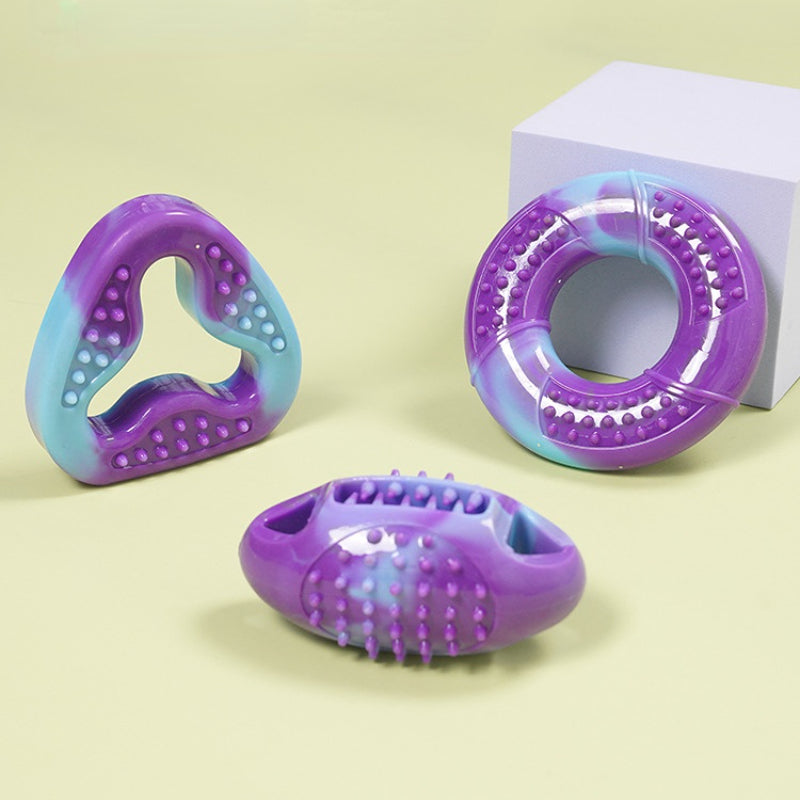 Unkaputtbares Hundespielzeug, TRP Kauspielzeug für Hunde, welpenspielzeug, 3 Formen, Ideal für kleine & mittelgroße Hunde