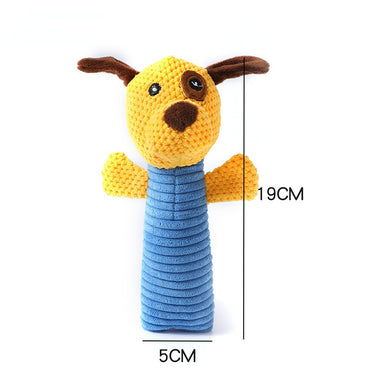 Kuscheltier für den Hund, Maissamt Marionette Form mit Geräuschfunktion, Drei Optionen verfügbar, Strapazierfähig