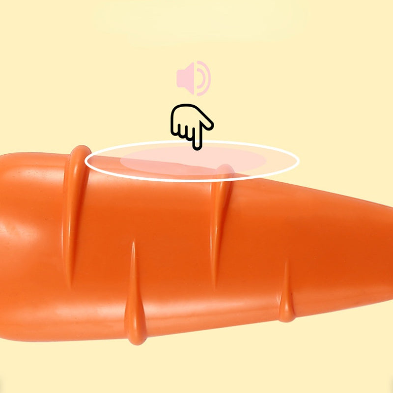 Hundespielzeug, Gemüse Spielzeug mit hundespielzeug quietschen, kauspielzeug hund für Training und Spaß, Drei verfügbar