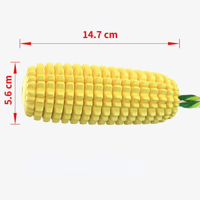 Spielzeug für den Hund, TPR Mais Baumwollseil Beißstab, Hundespielzeug quietschen, Bissfest & Langeweile lindern, Zwei Stile