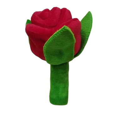 Kuscheltier für den Hund, Rose Spielzeug mit Baumwollseil, Hunde Intelligenzspielzeug, Schön und unterhaltsam