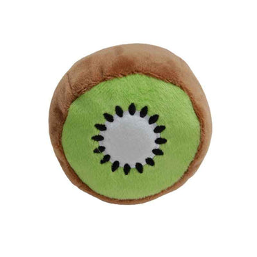 Hund Kuscheltier, Kiwi-Design Kuscheltier für kleine Hunde und Welpen, Hundespielzeug in Grün oder Orange