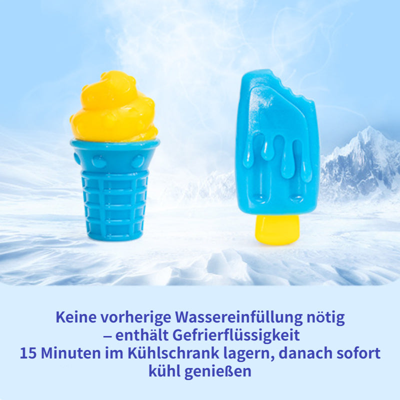 Spielzeug für den Hund, TPR Kühles Kauspielzeug für Sommertage mit Wassereinspritzung, Abkühlung für Ihren Hund, Drei Stile