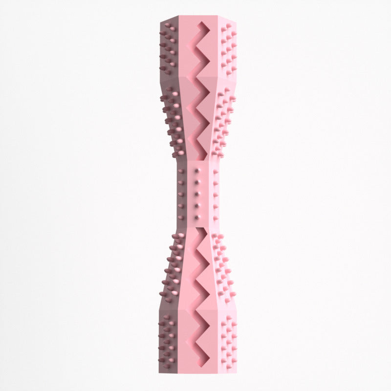 Hundespielzeug Unkaputtbar, Kaustock Hundespielzeug aus TPR, verstecktem Futter, Zähneputzen & Beschäftigung, Drei Farben