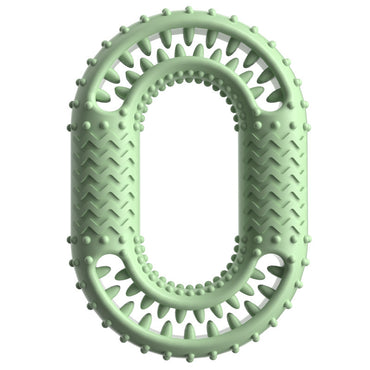 Hundespielzeug Unzerstörbar, TPR O-Ring Kauspielzeug für Hunde, Widerstandsfähig & Abriebsfest, Saubere Zähne, Drei Farben