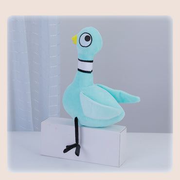 Kuscheltier für den Hund, blauen Taube enthält PP-Baumwolle, Welpenspielzeug, Hochwertige Plüschpuppe für alle Hunde