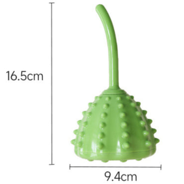 Hundespielzeug, TPR Grün Lotus mit Futteröffnung, interaktives Intelligenzspielzeug für Hunde, Verschleißfest & bissfest