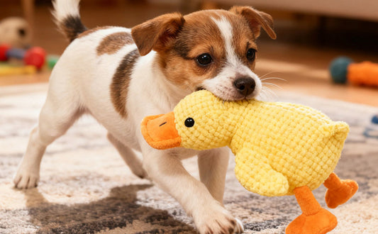 Kuscheltier für Hunde einführen schritt für schritt - PAWSOMETIME