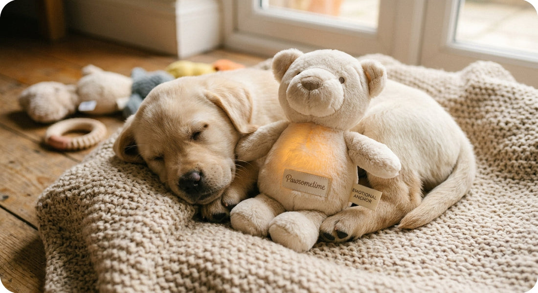 kuscheltier für welpen - PAWSOMETIME