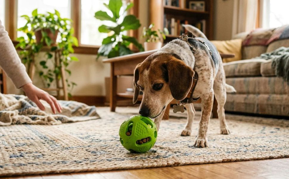 Schritt-für-Schritt Hund an interaktives Spielzeug gewöhnen - PAWSOMETIME