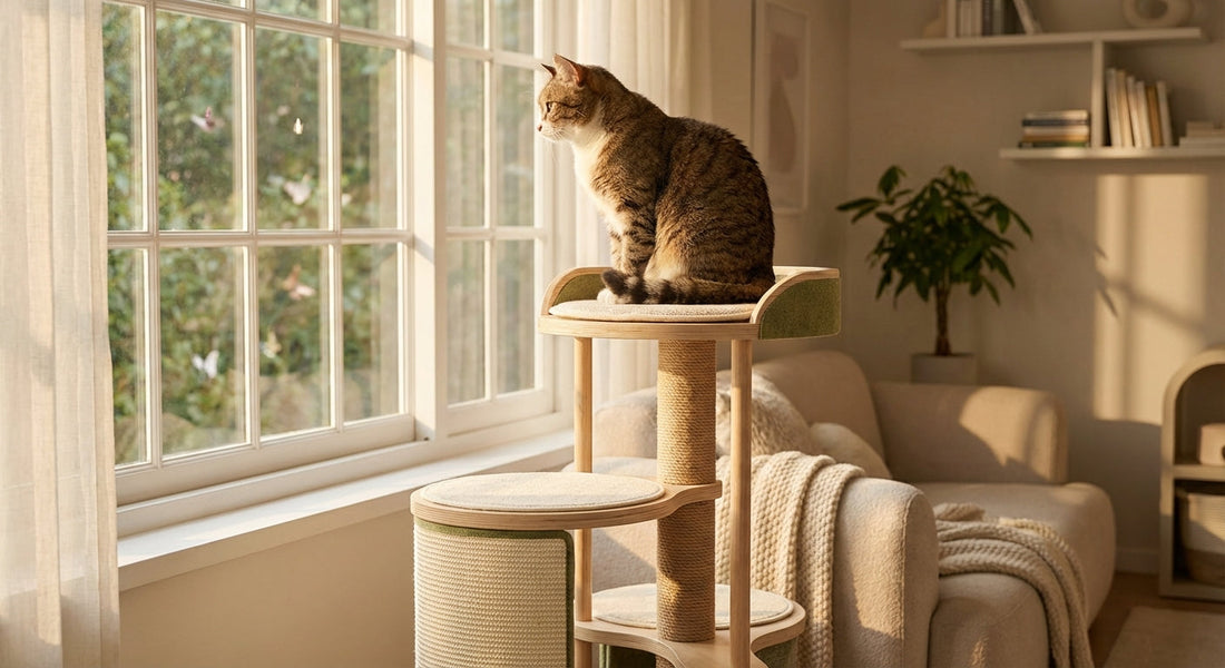Fensterplatz mit Aussicht: Warum der Standort Ihres Kratzbaums alles entscheidet - PAWSOMETIME