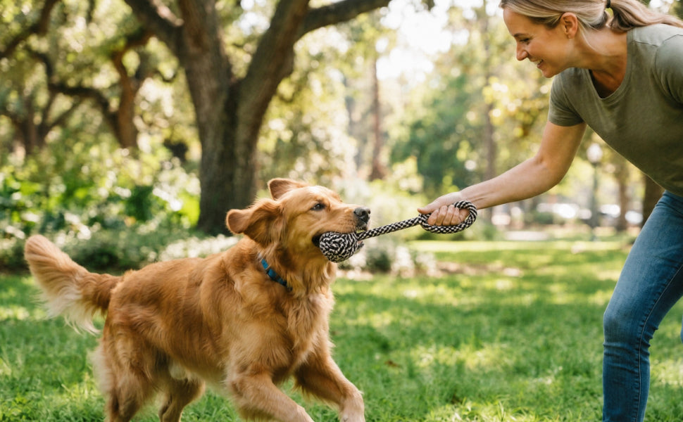 Sicheres Zerrspiel für Hunde Regeln Techniken Spielzeug - PAWSOMETIME