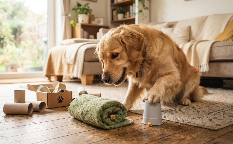 Einfache DIY Intelligenzspiele für Hunde im Alltag - PAWSOMETIME