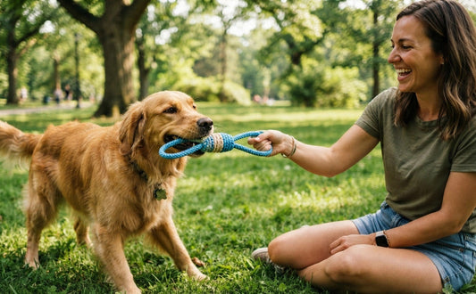 Interaktives Zerrspielzeug für Hunde Förderung von Intelligenz Gehorsam - PAWSOMETIME