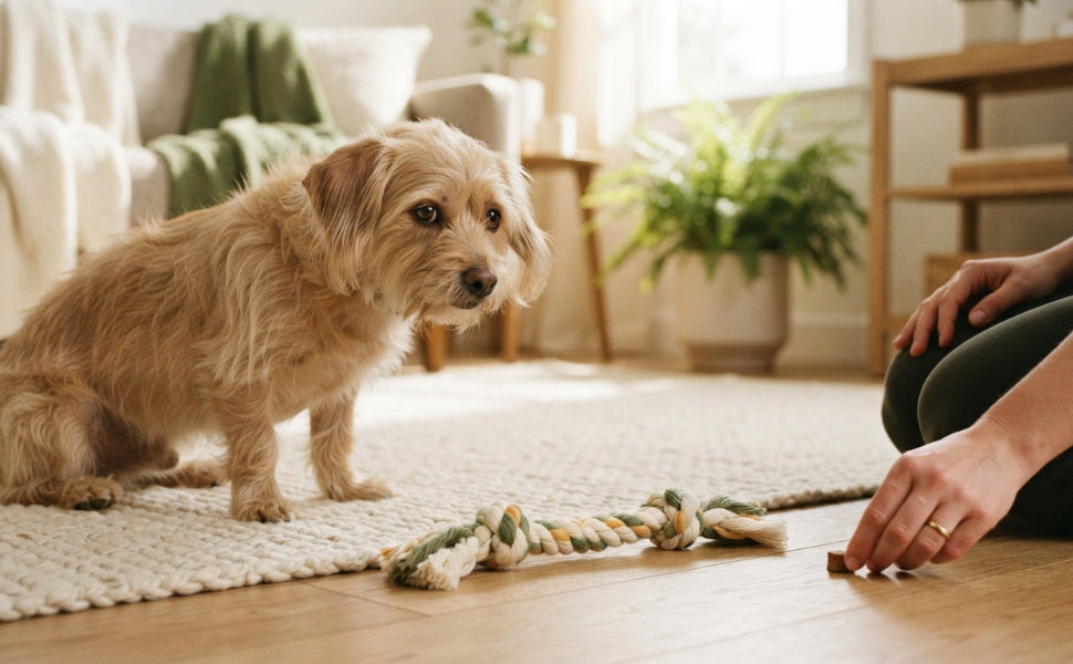 Sanfte Einführung neuer Spielzeuge bei ängstlichen Hunden - PAWSOMETIME