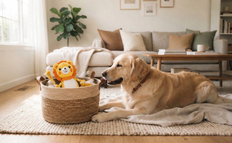 Stilvolles Hundespielzeug Wie man Ästhetik und Funktionalität für ein harmonisches Zuhause verbindet - PAWSOMETIME