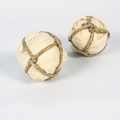 Kaninchen Spielzeug, Wasserpflanzenspielzeug, Knabberspielzeug für Kaninchen, Ideal zum Kauen und Spielen