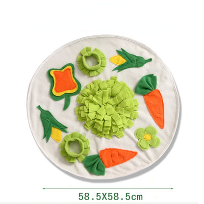 Kaninchen Spielzeug für glückliche Hasen, 5 Stile Bunte Schnüffelmatte, perfekt zum Stressabbau, Meerschweinchen verfügbar