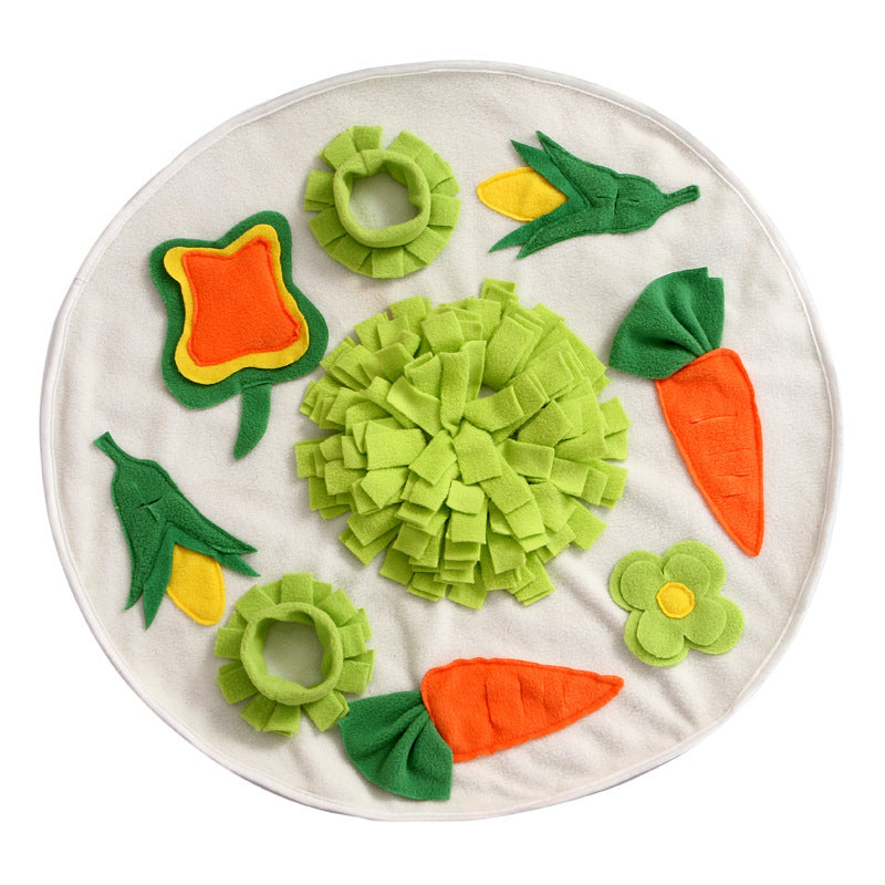 Kaninchen Spielzeug für glückliche Hasen, 5 Stile Bunte Schnüffelmatte, perfekt zum Stressabbau, Meerschweinchen verfügbar