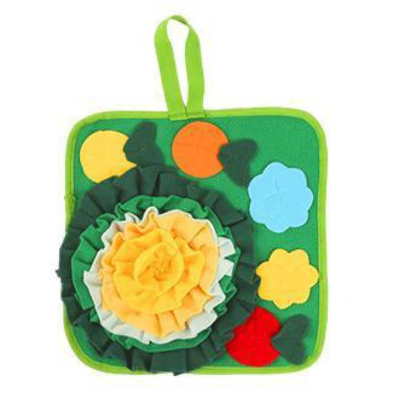 Kaninchen Spielzeug, Vier Farben Schnüffelteppich für Kaninchen, Meerschweinchen & Hamster, Futterspielzeug für Kleintiere