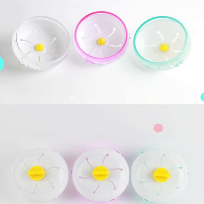 Hamsterrad, 3 Stück Halbtransparente Quiet Wheel für aktive Hamster, Leise und stabil, Hochwertiger Hamster Spielzeug (Nicht einschließlich des Ständers)