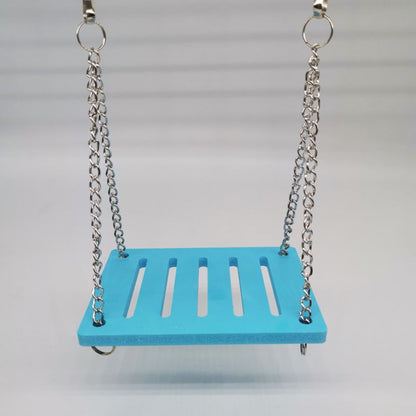 Spielzeug für Hamster, Hamster Schaukel Spielzeug, Kleines Zubehör für Hamsterkäfig, Auswahl aus vier Farben