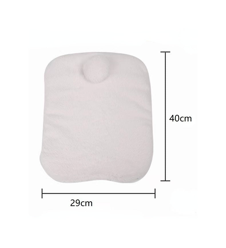 Kaninchen Spielzeug, Gemütliches PlüschMatte in Weiß & Rosa, Meerschweinchen Hamster geeignet, Entspannen Ruhen