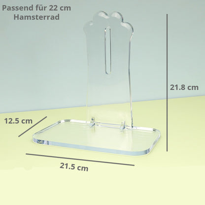 Hamsterrad, Leiselaufrad einteiliges Doppellager, Sport-Laufbandspielzeug, zusammen kaufen Laufrad & Halterung