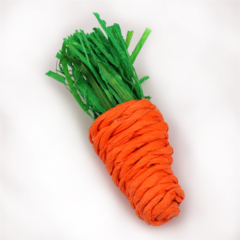 Kaninchen Spielzeug, Realistische Gemüseformen, Kauspielzeug für Zwergkaninchen, Hamsterspielzeug