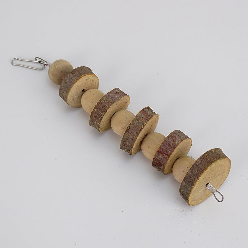 Kaninchen Spielzeug, Apfelbaum Kau-Spielzeug für Kaninchen, Zahnpflege und Unterhaltung in einem, Sicheres Material