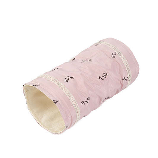 Hamster Spielzeug, Zwei Typen Lustige Tunnel für Hamster und Zwergkaninchen, interaktive Spielzeuge in Pink und Blau