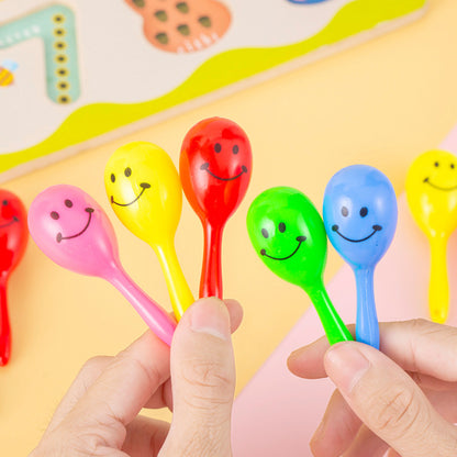 Wellensittich Spielzeug, Bunte Mini-Sandhammer mit raschelndes Geräusch für Unterhaltung, Greifer Spielzeug, Zufällige Farbe